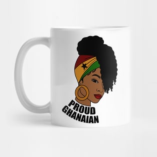 Ghana Flag, Proud Ghanaian Woman, Love Ghana, West Africa Mug